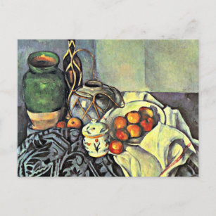 Cartão Postal Cezanne - A Vida Estática com Maçãs