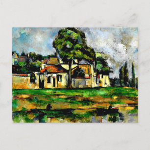 Cartão Postal Cezanne - Margens do Marne