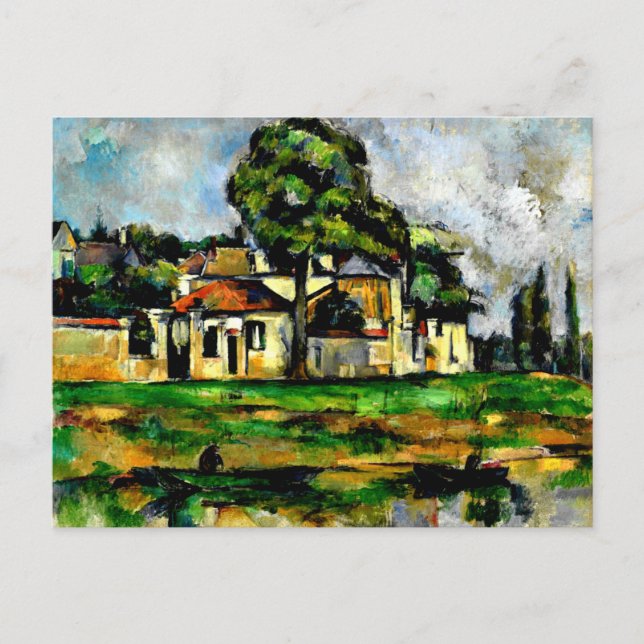Cartão Postal Cezanne - Margens do Marne (Frente)