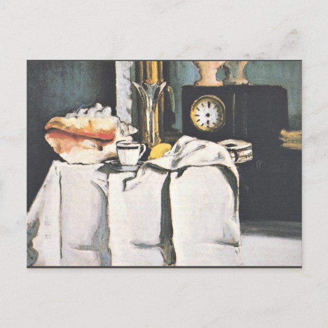 Cartão Postal Cezanne - O Relógio Negro (Frente)