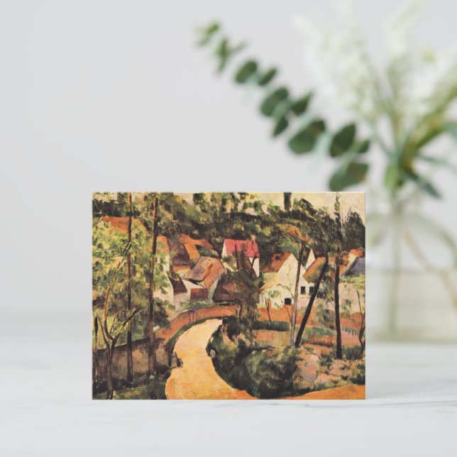 Cartão Postal Cezanne - Uma Virada na Estrada (Em pé/Frente)