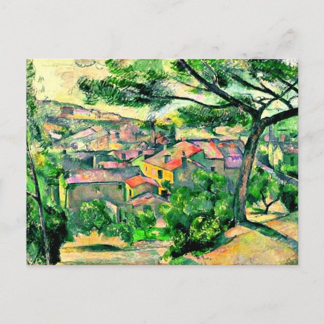 Cartão Postal Cezanne - Visão da Manhã de L'Estaque (Frente)