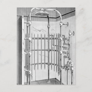 Cartão Postal chá avançado de Banheiro de 1887