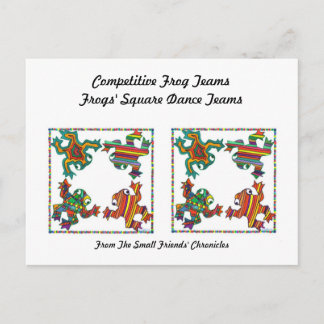 Cartão Postal Chá Dança Quadrada dos Sapos