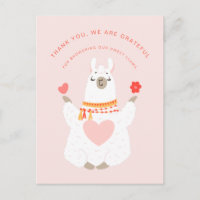 Chá de fraldas Bonito Yoga Llama Obrigado