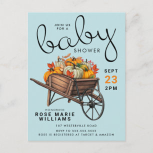 Cartão Postal CHÁ DE FRALDAS Cartão-postal da Roda da Bomba de