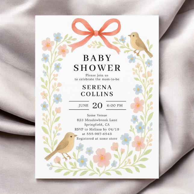 Cartão Postal Chá de fraldas de Arcos vermelhos (Criador carregado)