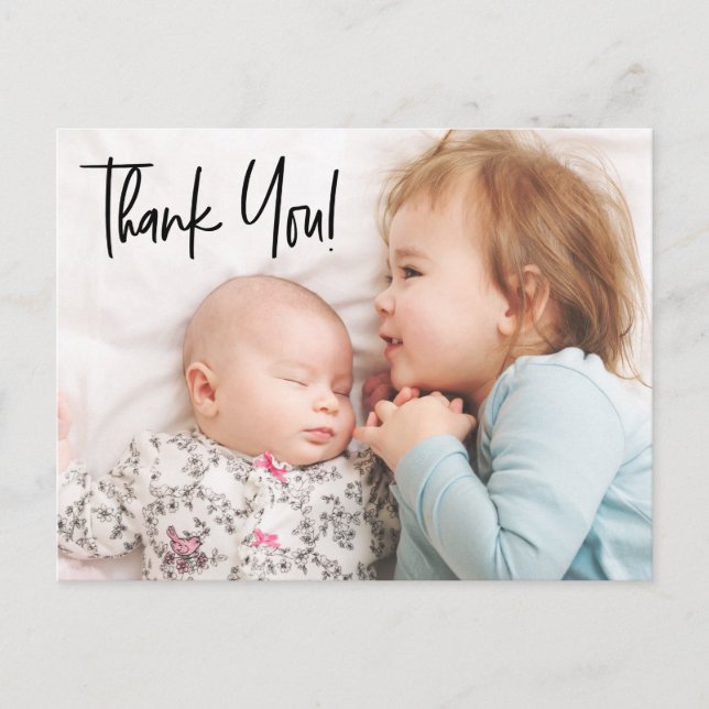 Cartão Postal Chá de fraldas de Fotografias Personalizadas da Se (Frente)