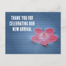 Chá de fraldas Rosa Flor Azul Água Convidado Obrig