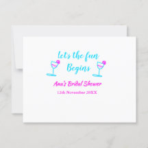 Chá de noiva de vidro de vinha rosa azul vamos div