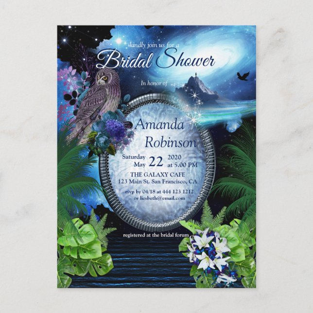 Cartão Postal Chá de panela do Portal da Galáxia (Frente)