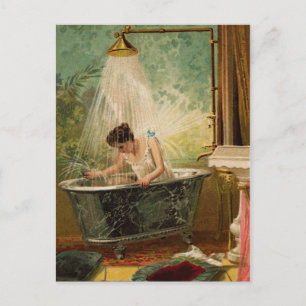 Cartão Postal Chá do Cartão-postal da noiva