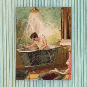 Cartão Postal Chá do Cartão-postal da noiva