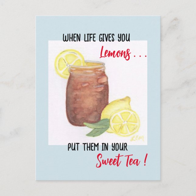 Cartão Postal Chá Doce (Frente)