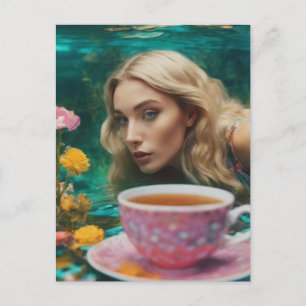 Cartão Postal Chá submarino