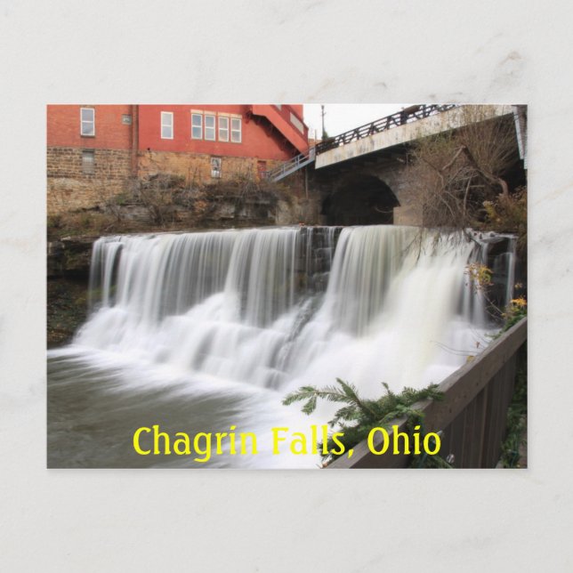 Cartão postal Chagrin Falls (Frente)