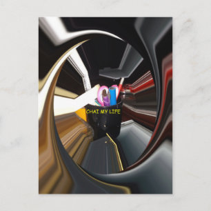 Cartão Postal Chai My Life, adorável, inspirou "DIY Ideies for L