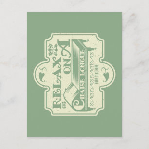 Cartão Postal Chaise Longue