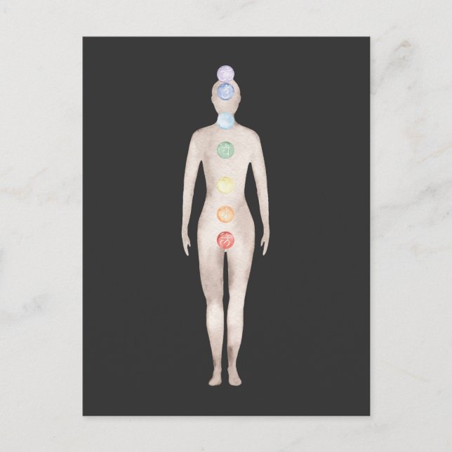 Cartão Postal Chakras (Frente)