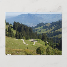 Cartão Postal Chalets na Suiça