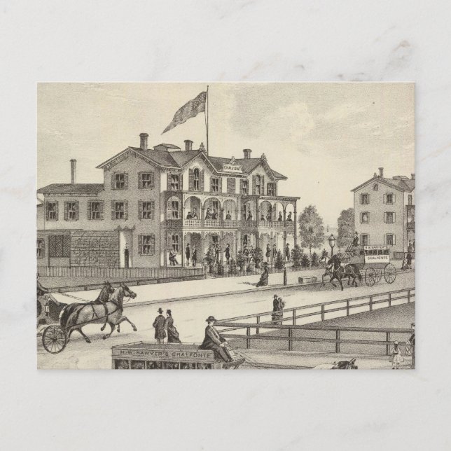 Cartão Postal Chalfonte, cidade de Cape May, New-jersey (Frente)