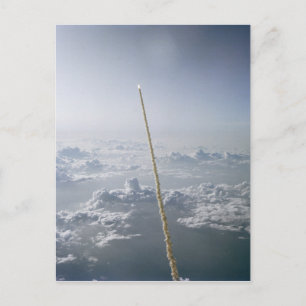 Cartão Postal Challenger Space Shuttle Launch Cabo Canaveral