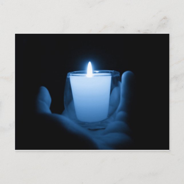 Cartão Postal Chama Azul (Frente)