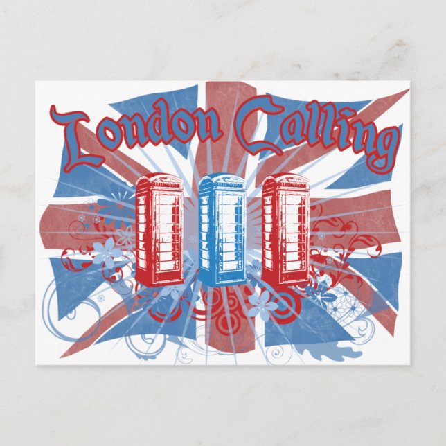 Cartão Postal Chamada de Londres (Frente)