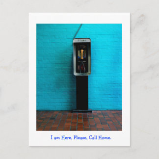 Cartão Postal Chamada para casa