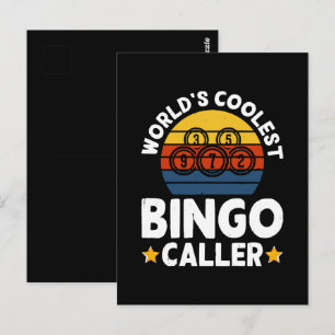 Cartão Postal Chamador de Bingo Mais Legal do Mundo