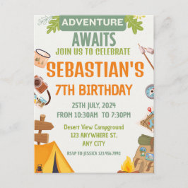 Cartão Postal Chamando todos os acampamentos felizes