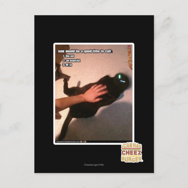 Cartão Postal Chamar MIB (Frente)