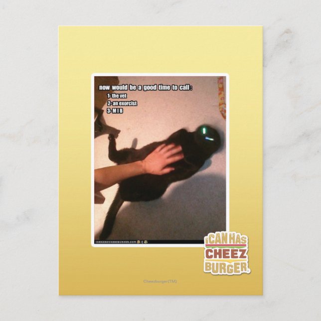 Cartão Postal Chamar MIB (Frente)