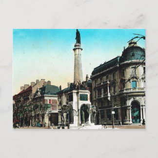 Cartão Postal Chambery, fonte dos elefantes