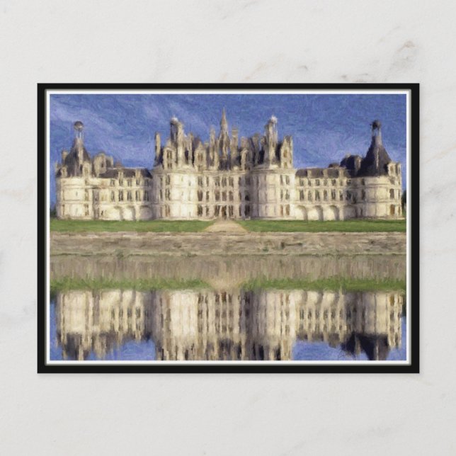 Cartão Postal Chambord Castle (Frente)