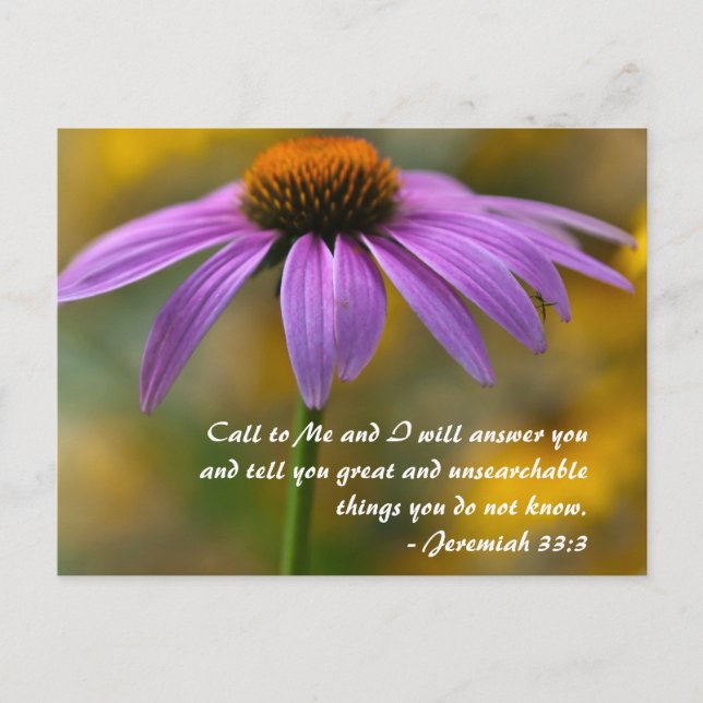 Cartão Postal Chame-me e eu responderei-lhe e digo-lhe muito bem (Frente)