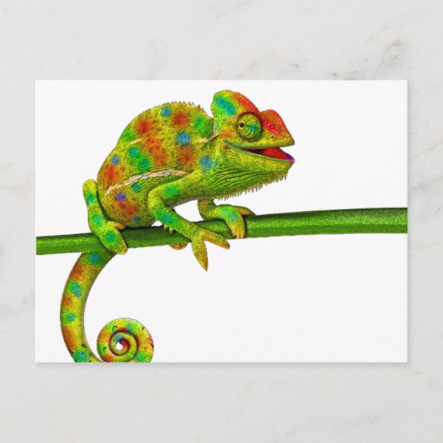 Cartão Postal Chameleon (Frente)