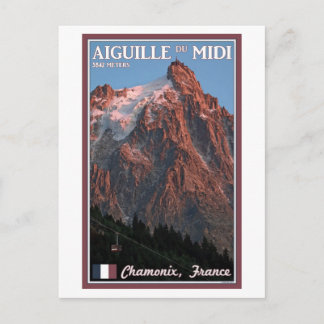Cartão Postal Chamonix - Aiguille du Midi