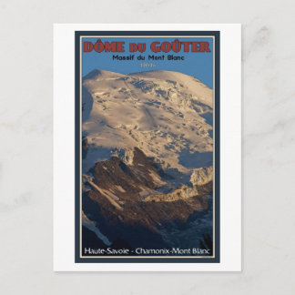 Cartão Postal Chamonix - Dome du Gouter