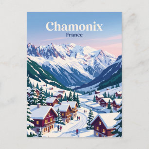 Cartão Postal Chamonix França