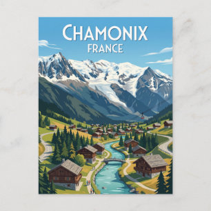 Cartão Postal Chamonix França