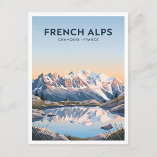 Cartão Postal Chamonix França Lembrança