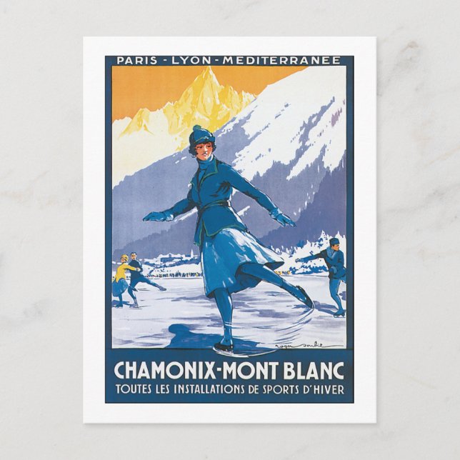 Cartão Postal Chamonix Mont Blanc (Frente)