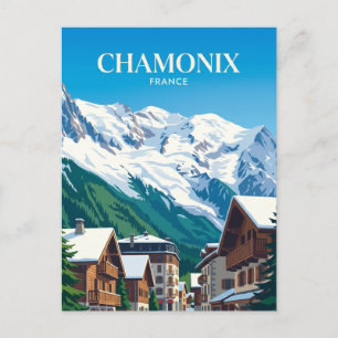 Cartão Postal Chamonix-Mont-Blanc França