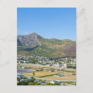 Cartão Postal Champ de Mars em Port Louis, capital de Mauriti