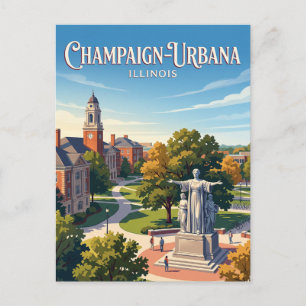 Cartão Postal Champaign-Urbana, Illinois