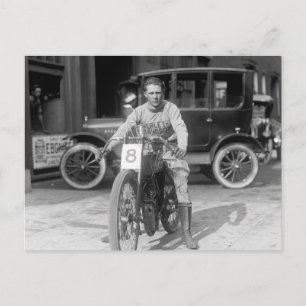 Cartão Postal Champion Motorcycle Racer, 1922