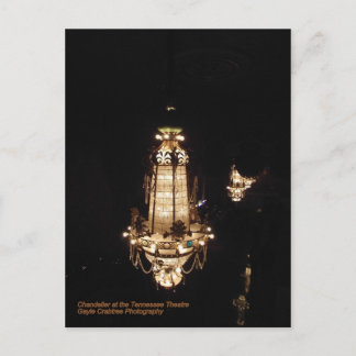 Cartão Postal Chandelier no Teatro Tennessee