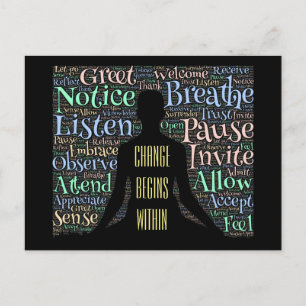 Cartão postal Change Beges