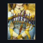 Cartão Postal Chanukah Angel<br><div class="desc">Arte original de Thedustyphonix.</div>